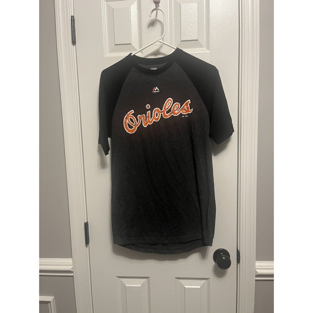 Vintage Black Baltimore Orioles Collectors Cal‎ Ripken 8 T Shirt Men Small